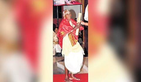 Gopinath Swain was chosen for the Padma award for his contribution towards the preservation and promotion of Krishna Leela.