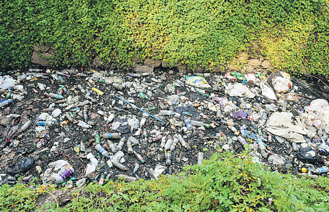 The lack of efforts to clean canals across Kochi could cause a major health hazard this monsoon season. A view of the garbage-filled Changadampokku Canal near JLN Stadium at Kaloor in Kochi