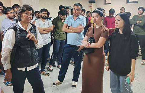 Kyrgyzstan police and university authorities take steps for the students’ safety.