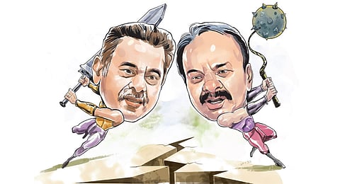 Konda Vishweshwar Reddy (left) and Gaddam Ranjith Reddy,