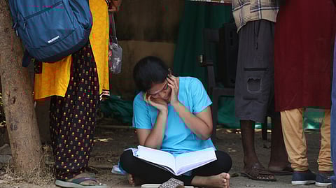 Some learned about the cancellation at the exam centre, others through social media, and some via media reports.