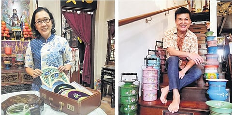 (Left) Angeline Kong; Alvin Yapp