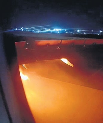 The Bengaluru-Kochi Air India Express flight makes an emergency landing at KIA after it caught fire after take-off