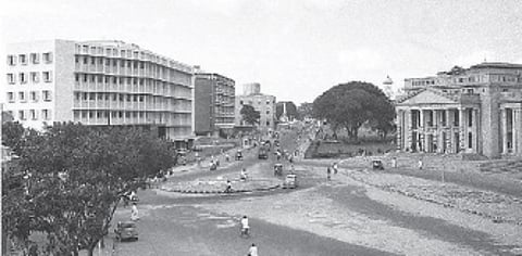 Town Hall and Canara Bank, 1968