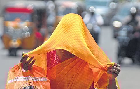 The IMD predicted that the temperature is likely to be 2 to 4 degrees higher than the normal temperature, and the increased temperature is likely to prevail for the next couple of days.