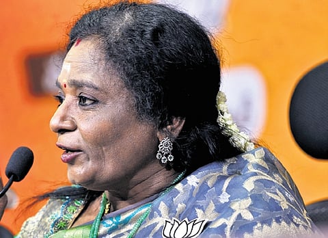 BJP leader Tamilisai Soundararajan