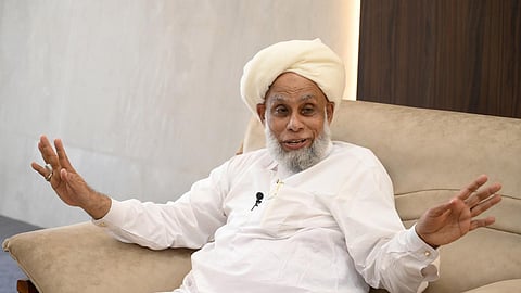 11th president of the Samastha Kerala Jem-Iyyathul Ulama, Syed Muhammad Jiffiri Muthukoya Thangal.