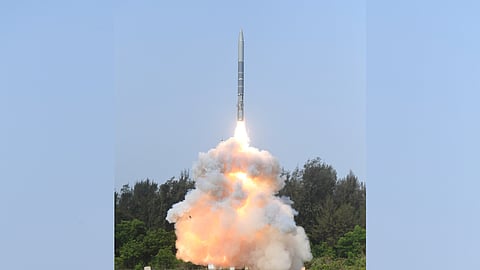 The SMART system being tested on Abdul Kalam Island off the Odisha coast on Wednesday.