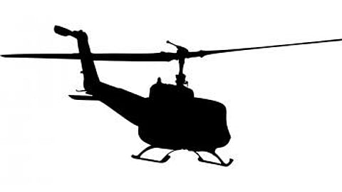Image of helicopter used for representational purposes only.