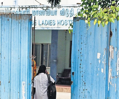 The ladies hostel of Tamil Nadu government dental college in Chennai | P Jawahar