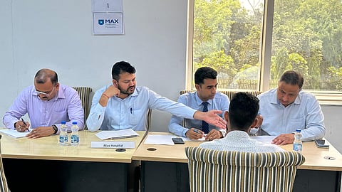 Inmate appears before panel at the DSLSA ‘Job Mela’.