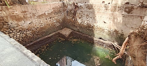 An ancient well situated at The ancient well at Pollachi