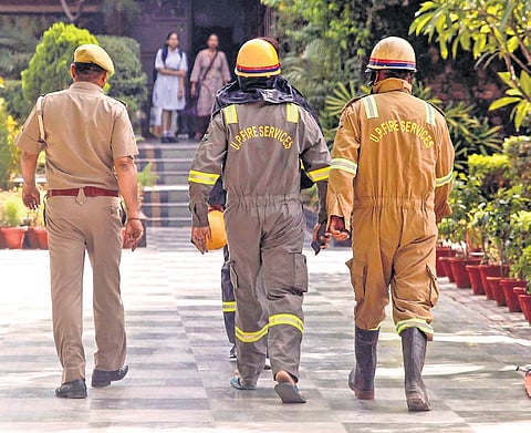 Police, fire service personnel