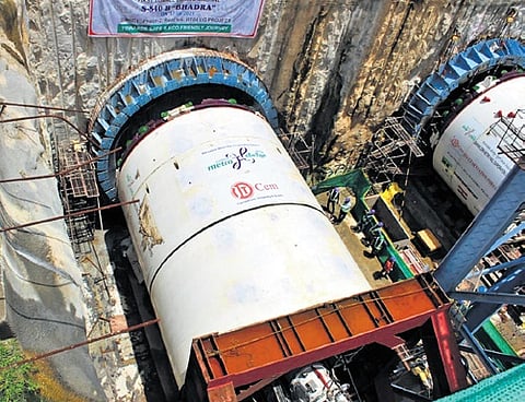 TBM Bhadra is yet to complete a 770-metre stretch to reach the finishing line at Nagawara South