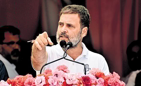 Rahul sees a wave in favour of INDIA bloc in Bihar & UP