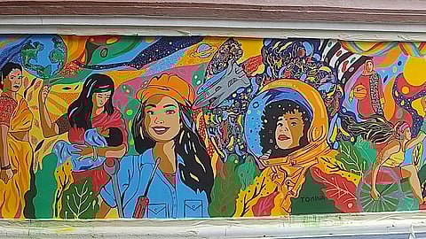 Paintings from artist Tomina Mary Jose.