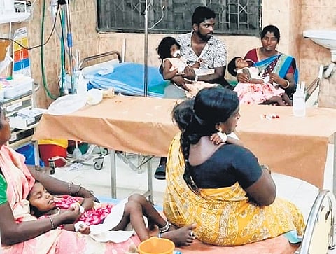 The children at Government Cuddalore Medical College and Hospital