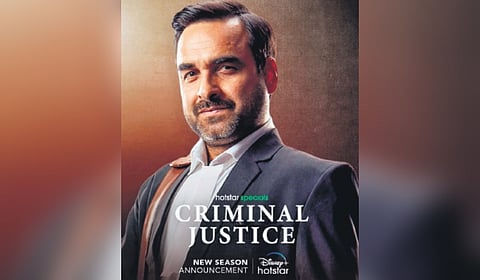 Pankaj Tripathi in 'Criminal Justice' poster