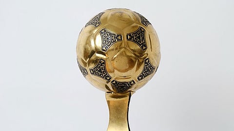 Diego Maradona's Adidas Golden Ball trophy, awarded for best player at the 1986 FIFA World Cup In Mexico to go up for auction