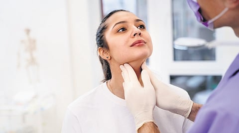 According to the American Thyroid Association, about 1 in every 8 women will suffer from thyroid illness during her lifetime.