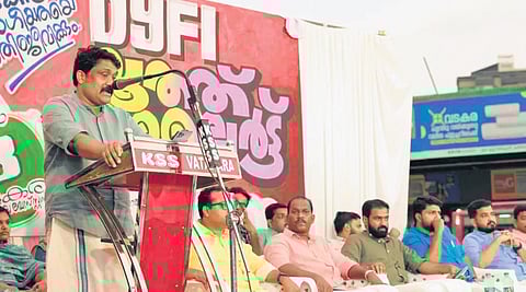 The anti-communal rally and meet organised by the DYFI in Vadakara on Friday