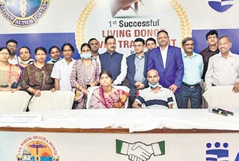 Addressing mediapersons, SCB superintendent Prof Sudhanshu Sekhar Mishra said Manas, a driver, was afflicted with decompensated liver disease accompanied by jaundice and ascites.