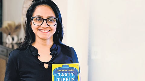 Archana Doshi with her latest release Tasty Tiffin