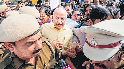 AAP leader and former Deputy CM of Delhi Manish Sisodia.