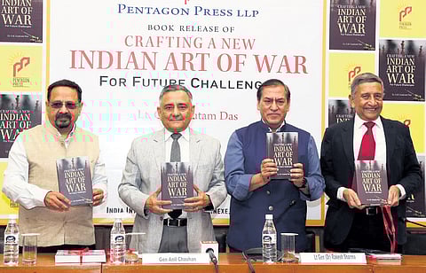 General Anil Chauhan at the release of ‘Crafting a New Indian Art of War’