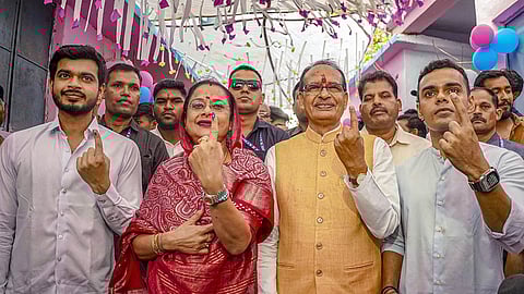 Former Madhya Pradesh Chief Minister Shivraj Singh Chouhan was leading by a massive 7.76 lakh votes from Vidisha