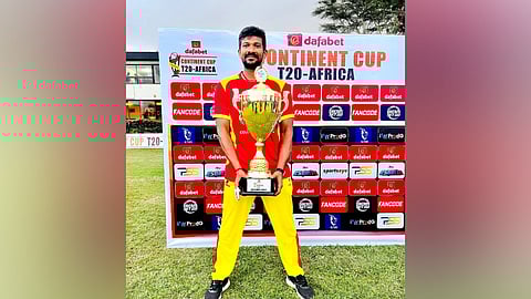 Mumbai-born Ugandan cricketer Alpesh Ramjani.