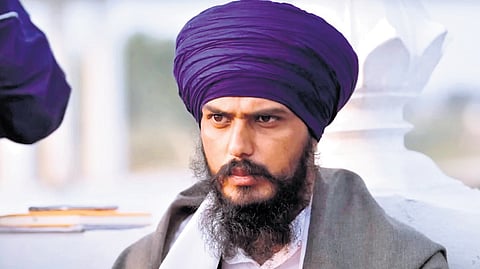 Waris Punjab De chief Amritpal Singh enters the polls battle for the Khadoor Sahib Lok Sabha seat.