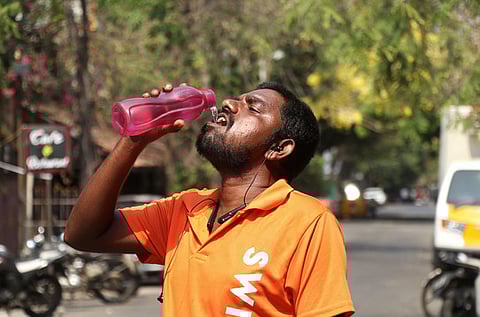 Food delivery men working in the Scorching Sun in Puducherry on Sunday. Image used for representation.