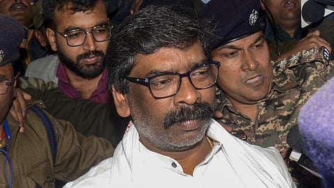 Jharkhand Chief Minister and JMM leader Hemant Soren.