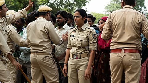 Shahana Goswami plays the titular role, Santosh.