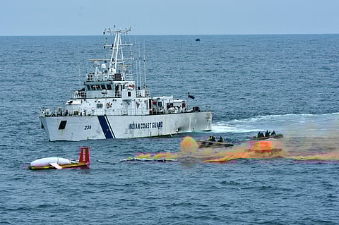 Image of Indian Coast Guard used for representative purpose only.