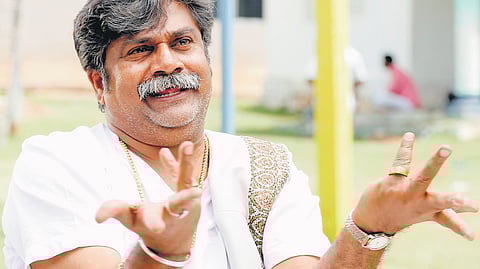 A still from the movie 'Moorane Krishnappa'