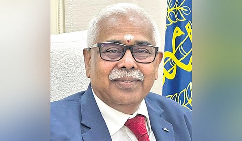 IMA national president Dr RV Asokan