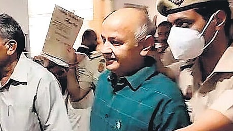 AAP leader and former Deputy Chief Minister Manish Sisodia.
