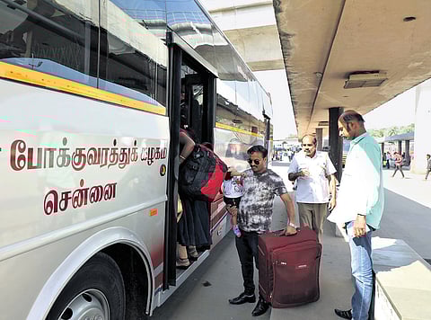 File picture of the bus terminus at Koyambedu