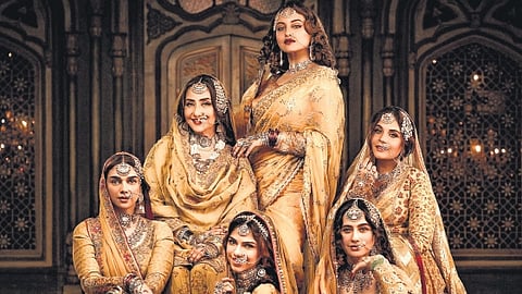 'Heeramandi - The Diamond Bazaar' drama series poster