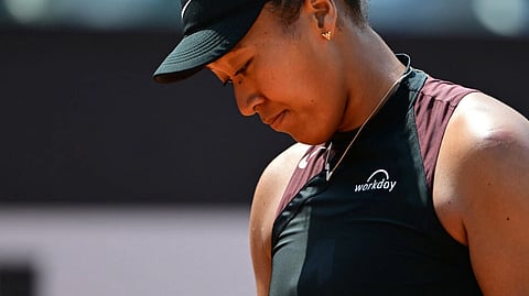 Japan's Naomi Osaka fell to China's Zheng Qinwen in straight sets at the Rome Open.