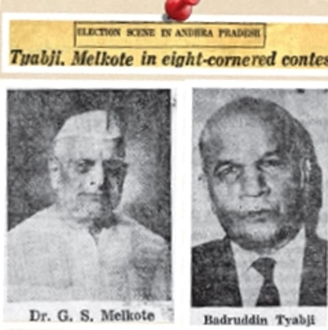 Despite the combined support from several parties, Tyabji lost to Melkote by nearly 21% votes