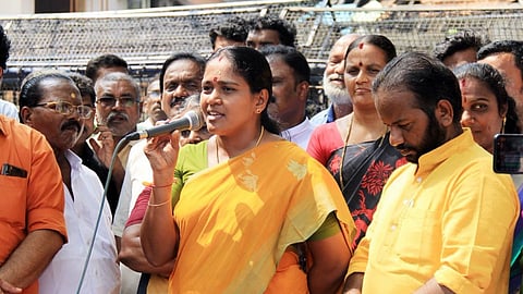 BJP's Kerala state vice-president Sobha Surendran