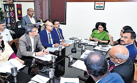 State heads of all banks and other dignitaries attended the meeting.