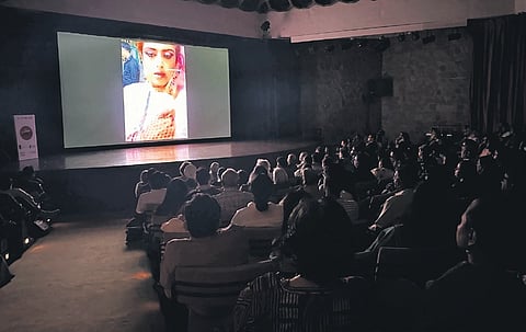 At the 'I Am Sirat' screening at India International Centre