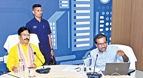 Mohapatra chaired a high-level review meeting and instructed the department officials to prevent artificial flooding in urban areas