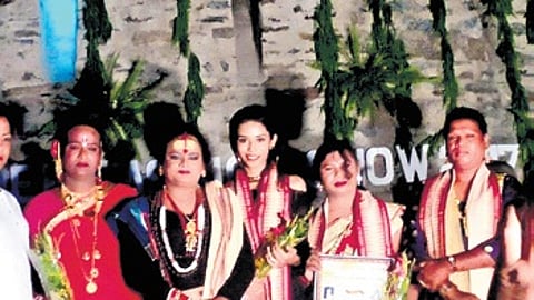File photo of transgender fashion show by Bada Bazar Sasthi Committee in 2017.