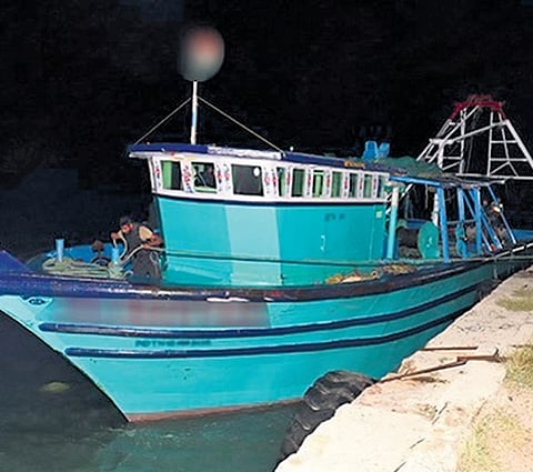 Mechanised boat seized by SL authorities on June 25