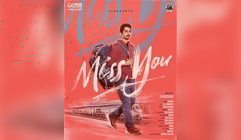 First look poster of Siddharth's 'Miss You'